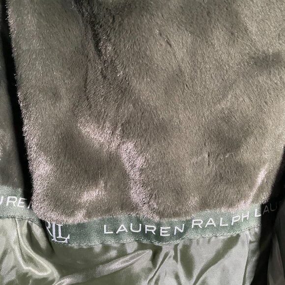 Women's Faux-Fur-Trim Hooded Down Puffer Coat NWOT - Picture 4 of 5